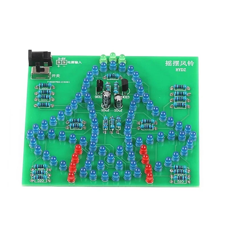 Electronics & Gadgets Starting With V - ラボ用スイングベル 揺れるウィンドベル 楽しい電子DIYキット 95個のLEDウィンドベル 5V 9V対応