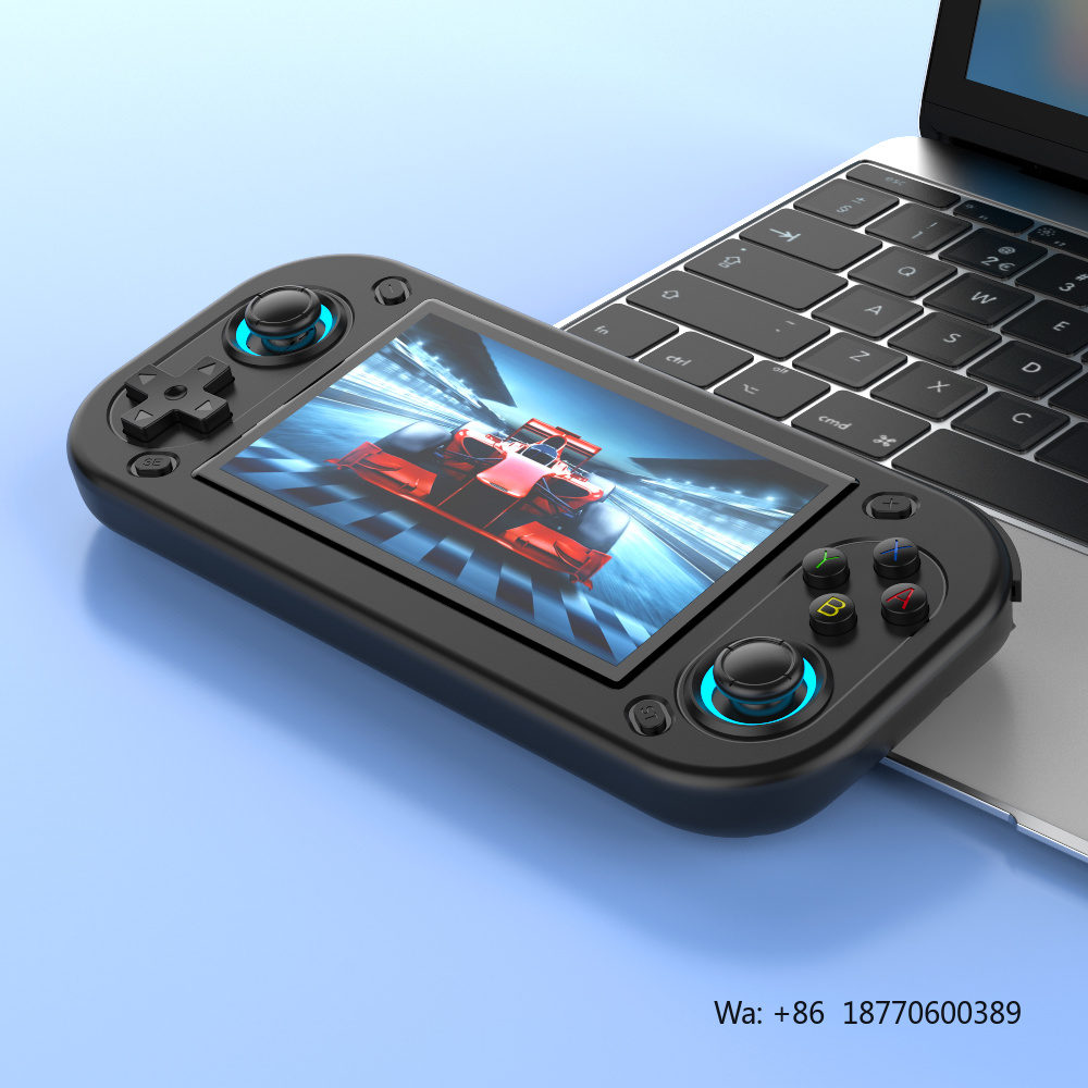 Handheld Game Console - 高品質新型R43Sポータブルミニハンドヘルドビデオゲームコンソール4.3インチ64GB 15000 in 1レトロクラシックゲームプレーヤー（PSP対応）