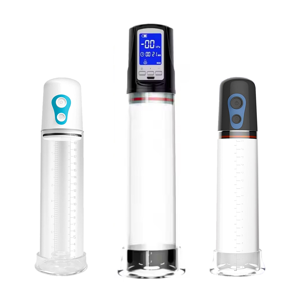 Electro Gadgets - 電動真空大人用セックストイ シリコンスリーブ ペニスエクスパンダー 男性勃起延長トレーニング用 LEDディスプレイ付き 充電式