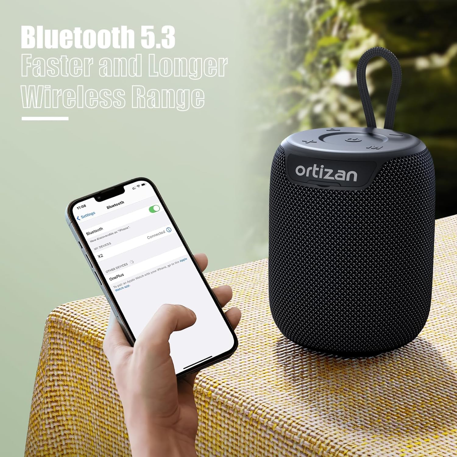 Electronics Gadgets To Gift - Ortizan パーティー Bluetooth スピーカー、AUX&TF、家庭/パーティー/アウトドア/ビーチ用小型ワイヤレススピーカー、電子ガジェット、誕生日ギフト