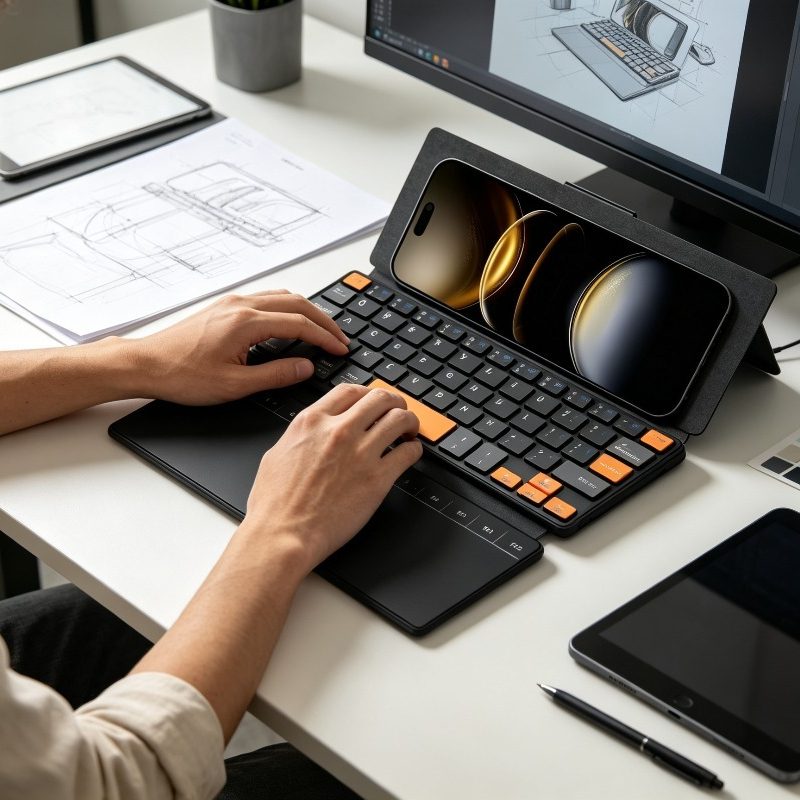 超薄型ミニキーボード カスタムBluetoothワイヤレスポ - Wireless Keyboard Mini のレビューと価格
