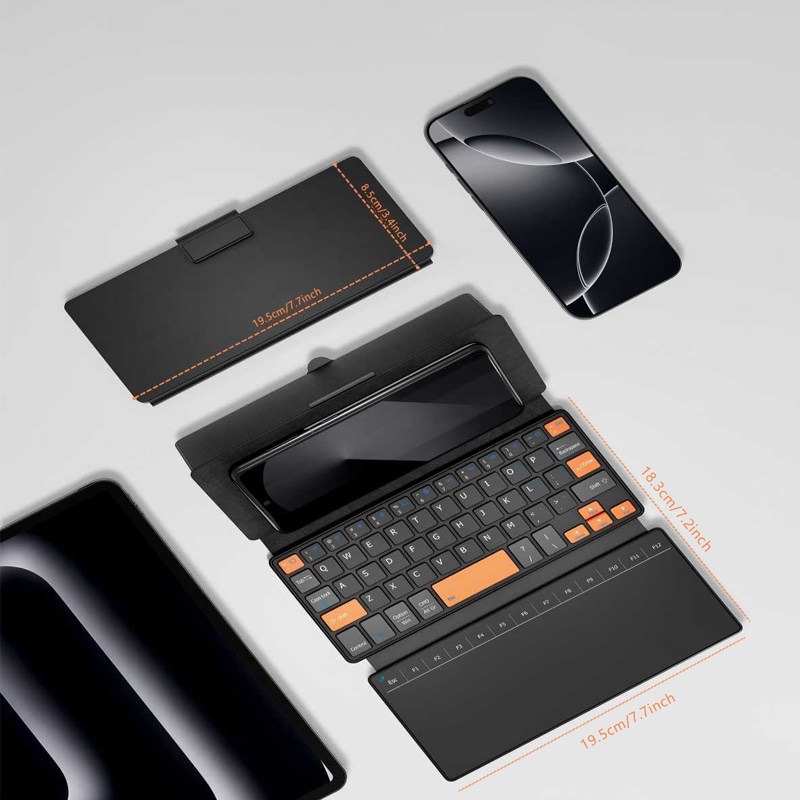 超薄型ミニキーボード カスタムBluetoothワイヤレスポ - Wireless Keyboard Mini のレビューと価格