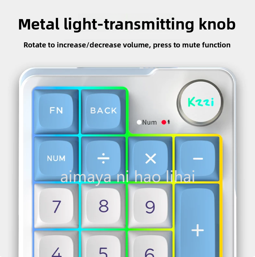 Kzzi K20 ミニキーパッド 3 モード Bluetoo - Wireless Keyboard Mini のレビューと価格