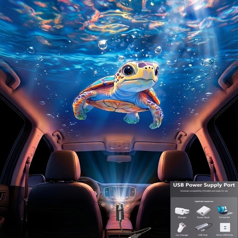 携帯型海洋生物プロジェクターライト、クラゲ、クジラ、ウミガメ - Mini Projector Portable のレビューと価格