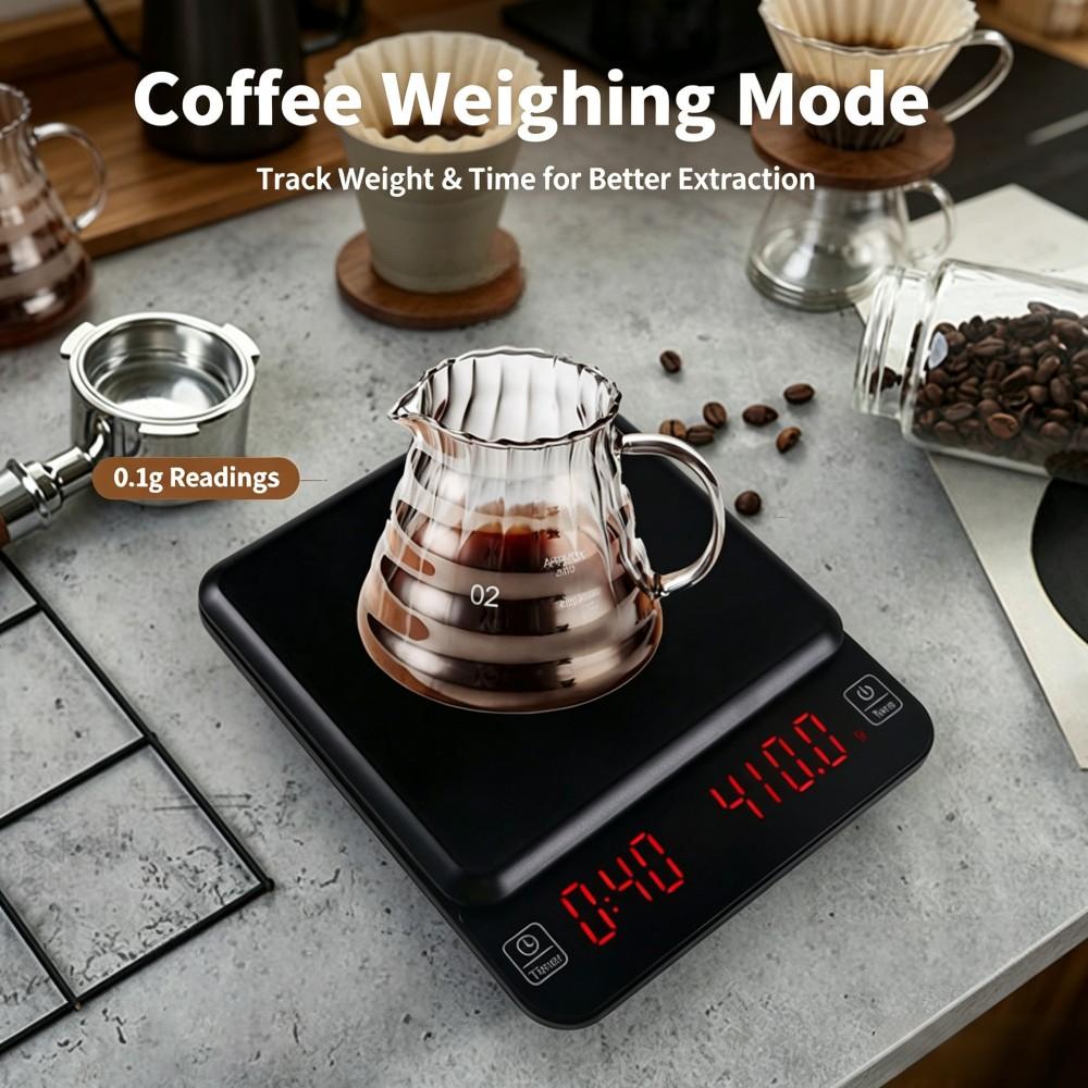 3kg/0.1g高精度デジタルコーヒースケール、LEDポータ - Electronics & Gadgets Starting With V のレビューと価格