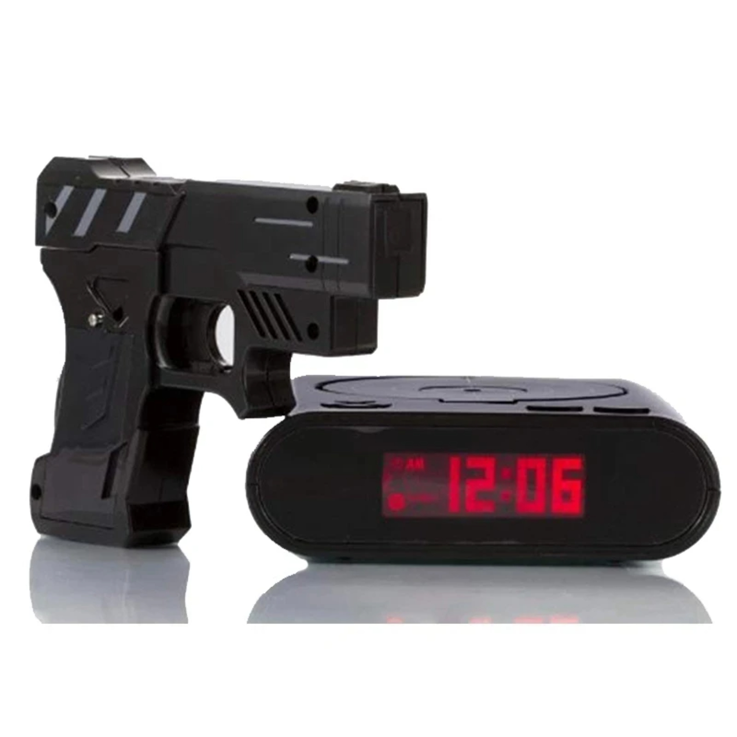 ガジェットターゲットレーザー射撃銃目覚まし時計デジタル電子卓 - Electronics Gadgets In China のレビューと価格