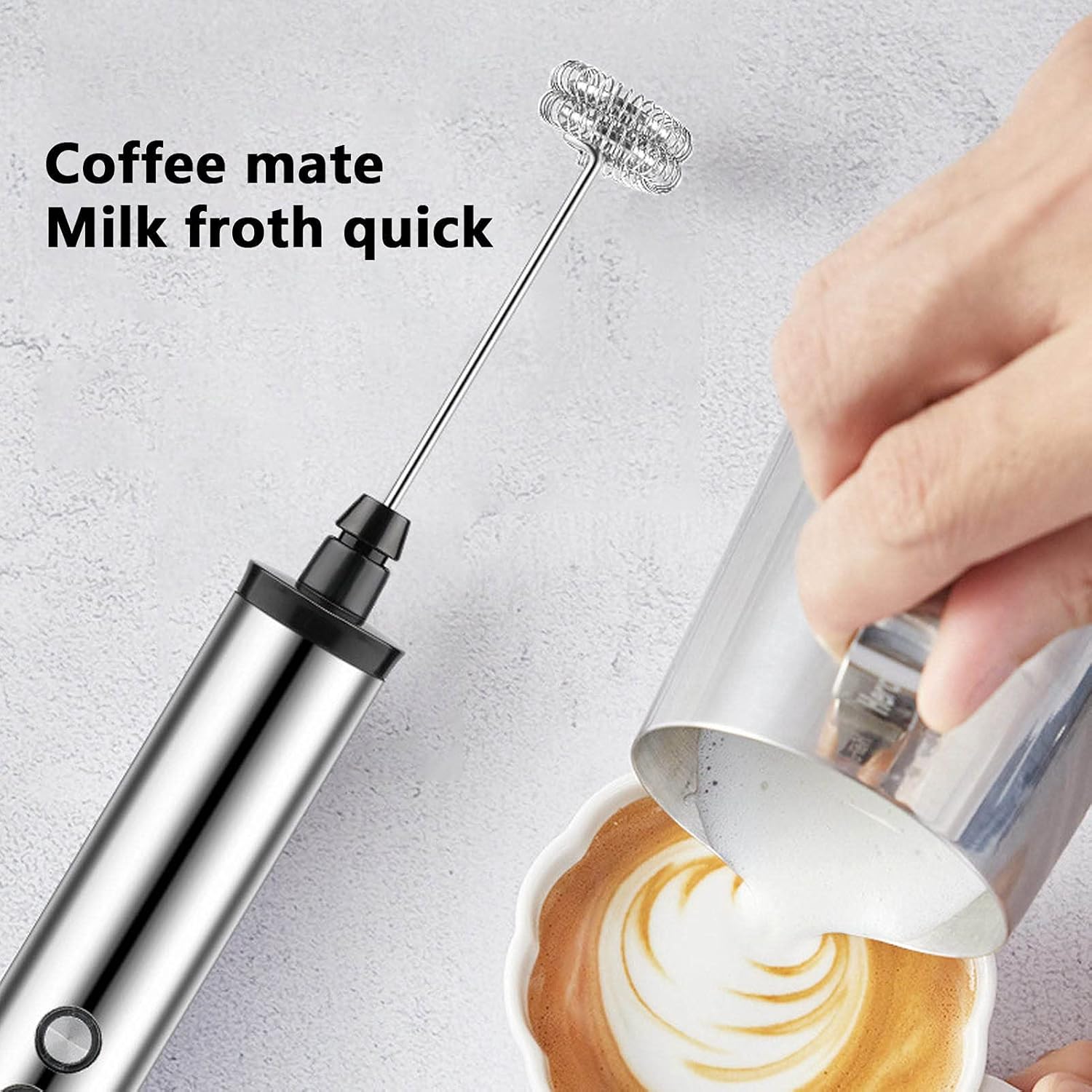 マグパイ3in1ハンドヘルド電動ミルク泡立て器ドリンクミキサ - Electro Gadgets のレビューと価格