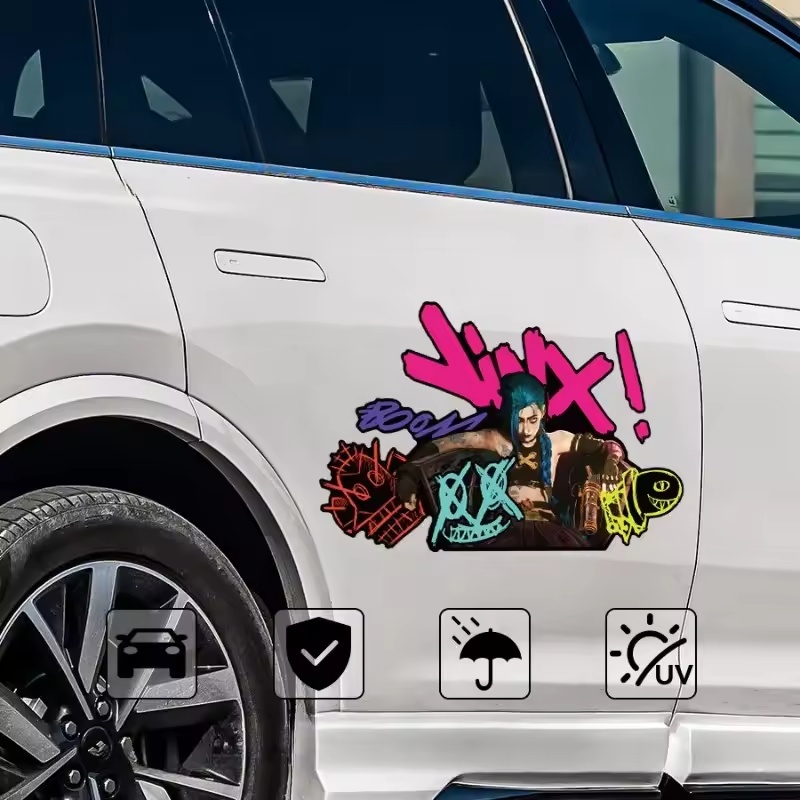 Arcane Jinx グラフィティ反射車ステッカー電動バイ - Electro Gadgets のレビューと価格
