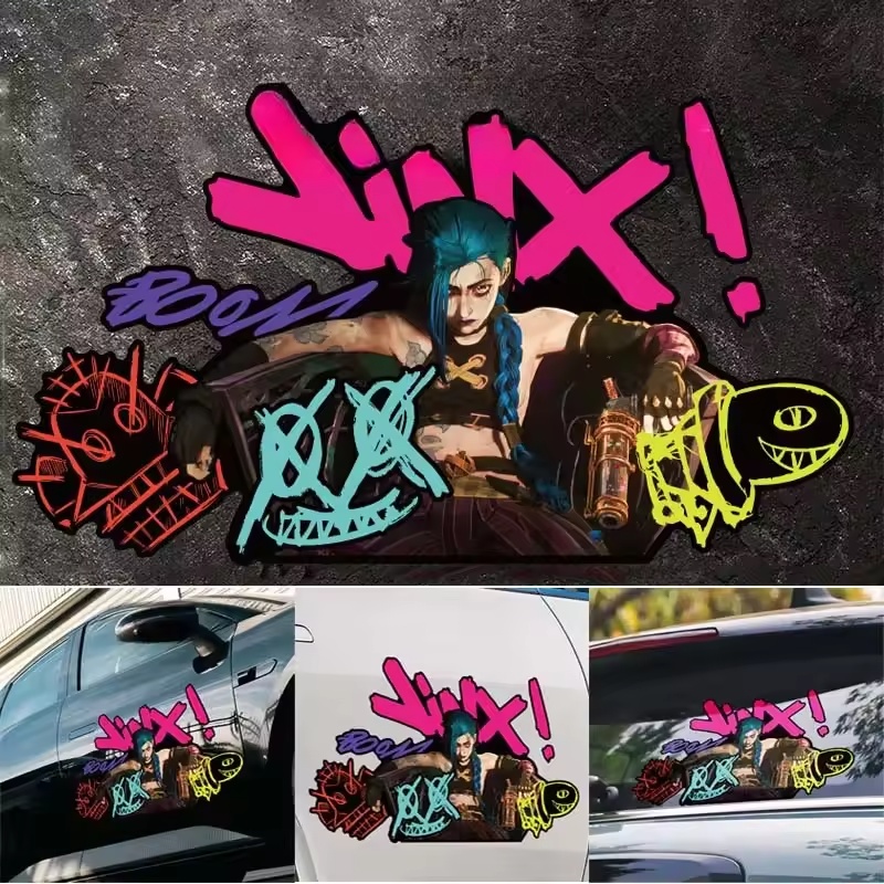 Arcane Jinx グラフィティ反射車ステッカー電動バイ - Electro Gadgets のレビューと価格