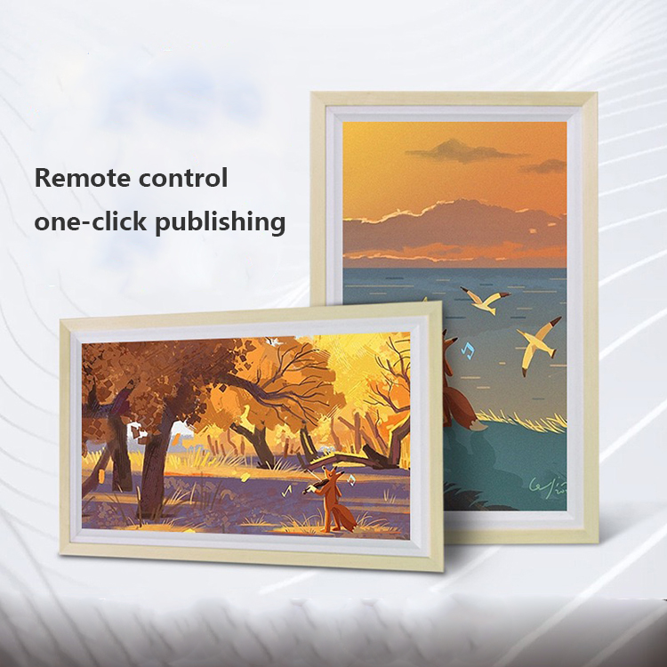 32インチデジタルフォトフレームWiFi薄型壁掛けディスプレ - Digital Photo Frame Wifi のレビューと価格