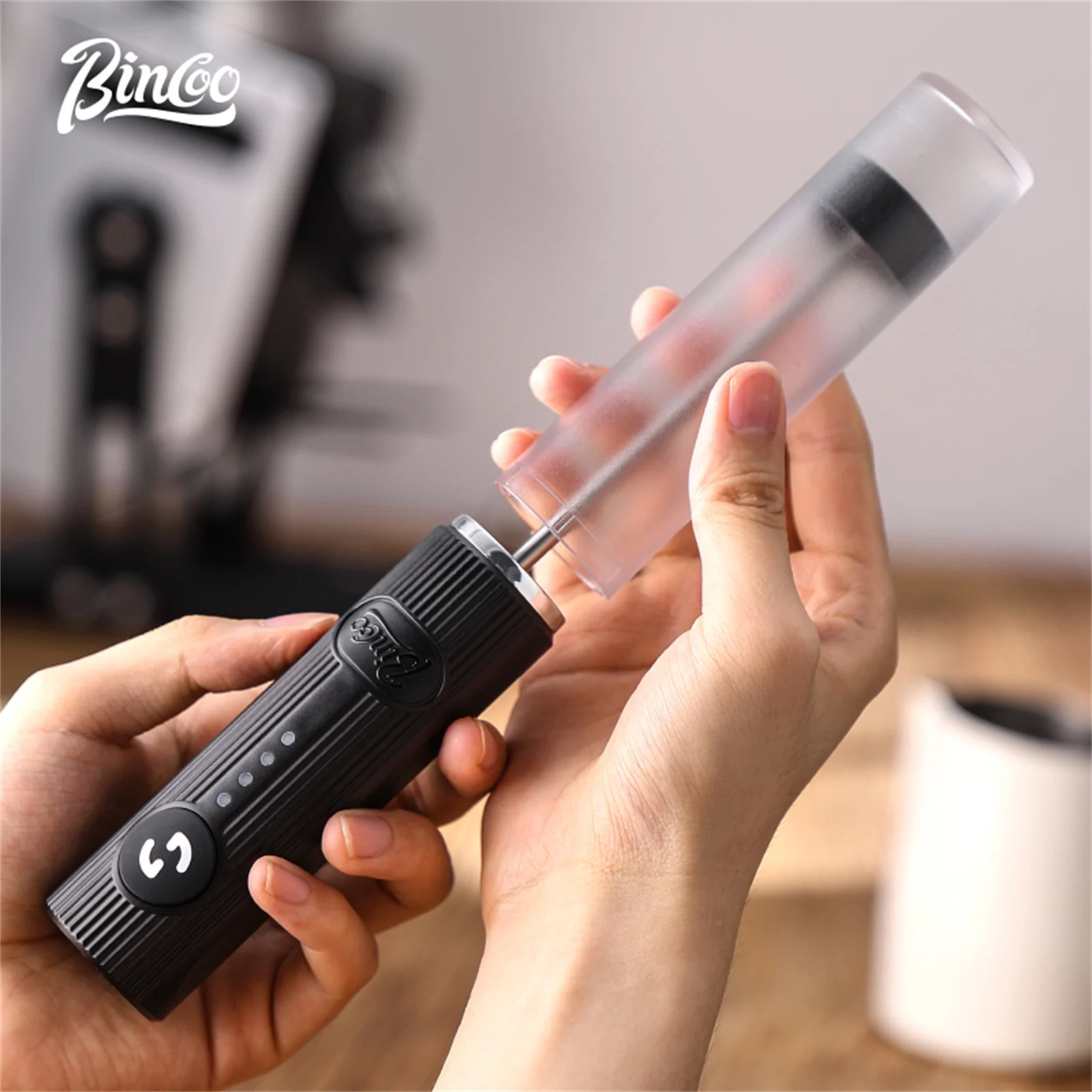 Bincoo 新しいミルクフォーマーコーヒー泡立て器ミキサー - Electro Gadgets のレビューと価格