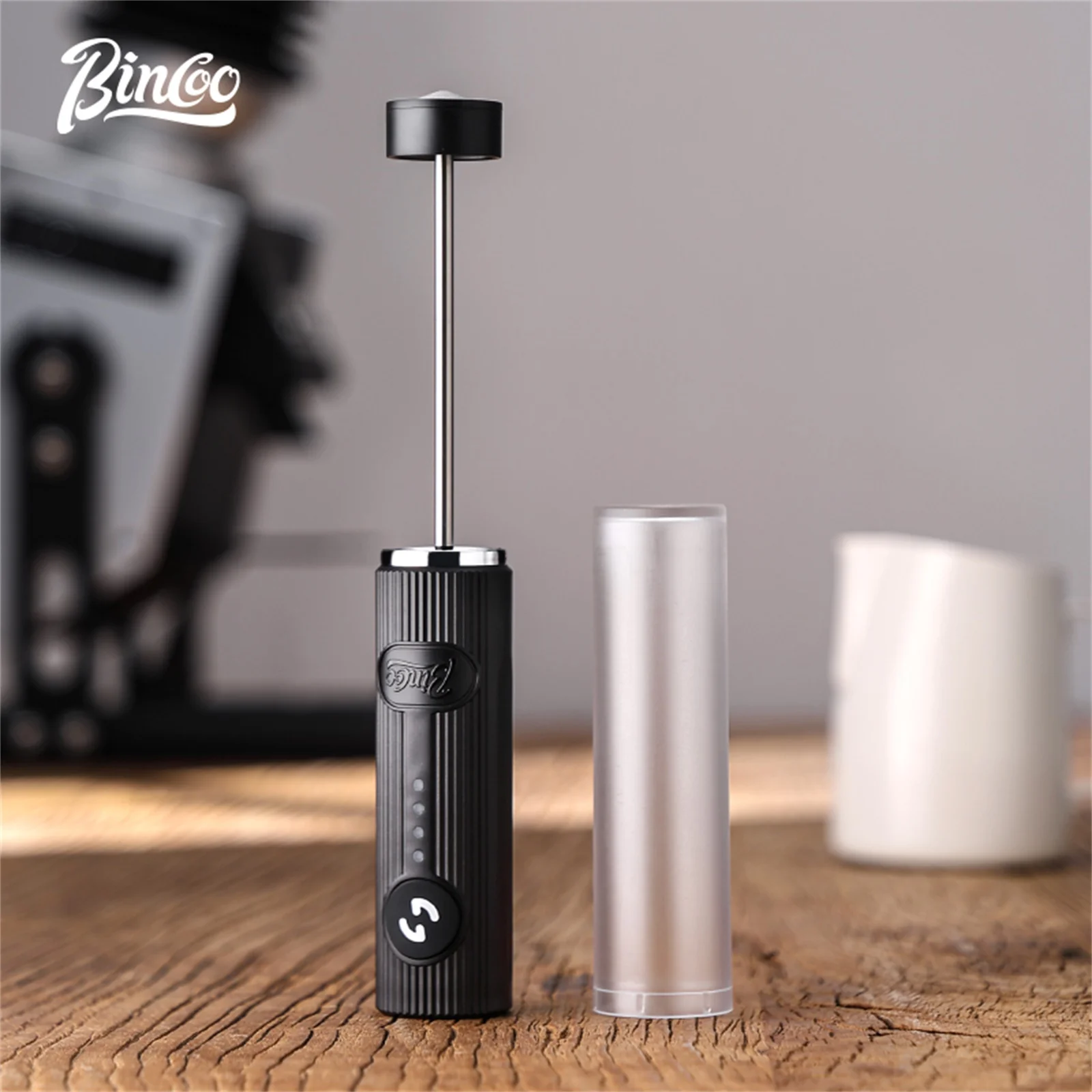 Bincoo 新しいミルクフォーマーコーヒー泡立て器ミキサー - Electro Gadgets のレビューと価格
