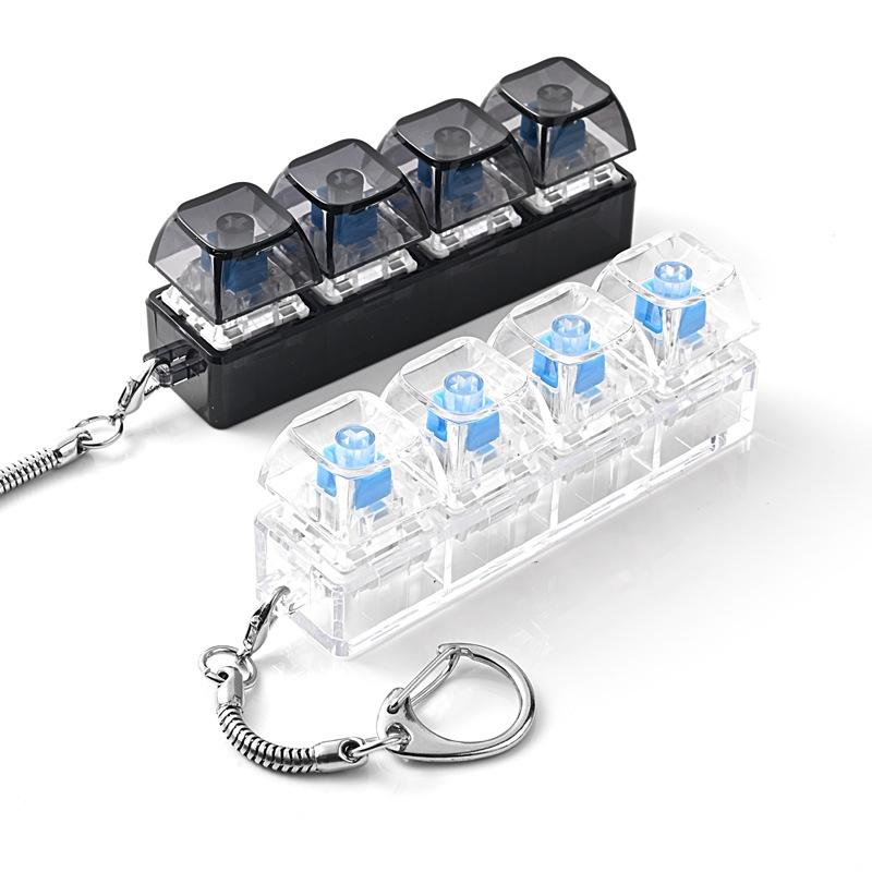 ストレス解消フィジェットキーボードキーホルダーおもちゃ 4ボ - Electronics Gadgets For Kids のレビューと価格