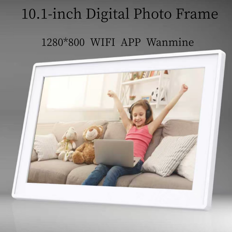 10.1インチ電子カレンダーデジタルフォトフレーム 1280 - Digital Photo Frame Wifi のレビューと価格