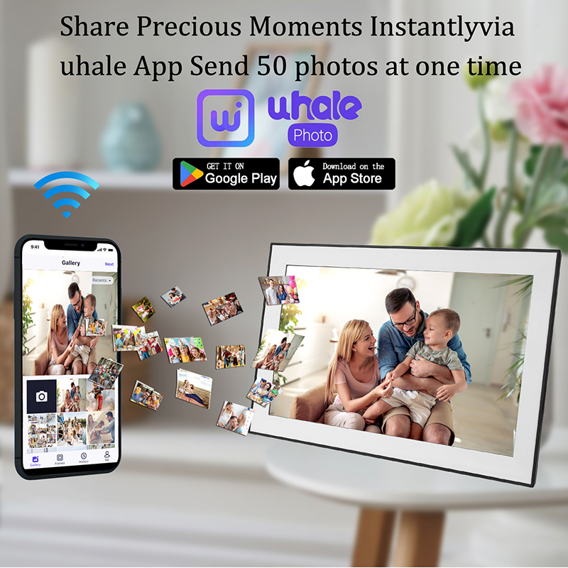15.6 インチ内蔵 32GB WiFi 大型タッチ ips - Digital Photo Frame Wifi のレビューと価格