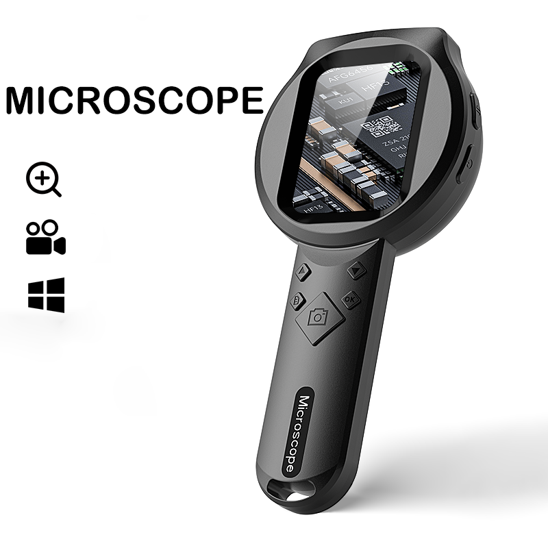 2.8インチ画面HDデジタル顕微鏡可変光色拡大鏡100倍ハン - Digital Magnifier Reading のレビューと価格