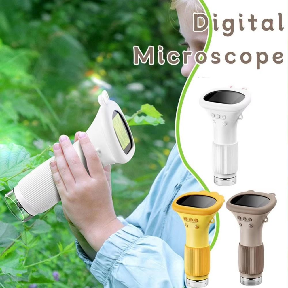 2インチIPSスクリーン子供用デジタル顕微鏡HDポータブルハ - Digital Magnifier Reading のレビューと価格