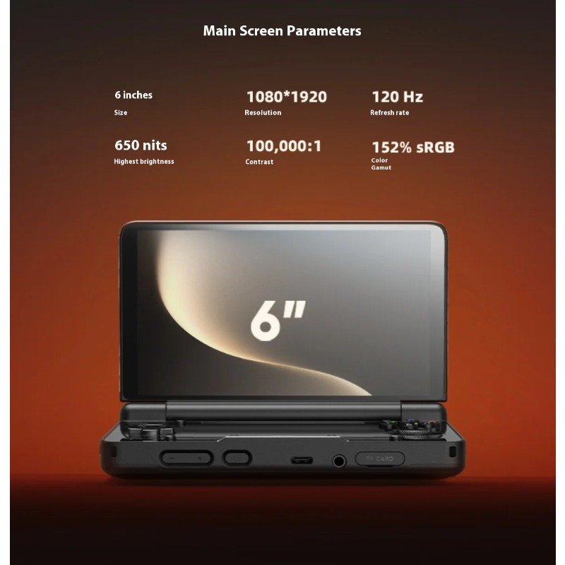 6インチ1080P 120Hz AMOLEDスクリーン 60 - Handheld Game Console のレビューと価格