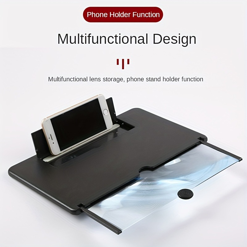 10/12 インチ HD 携帯電話スクリーンアンプユニバーサ - Digital Magnifier Reading のレビューと価格