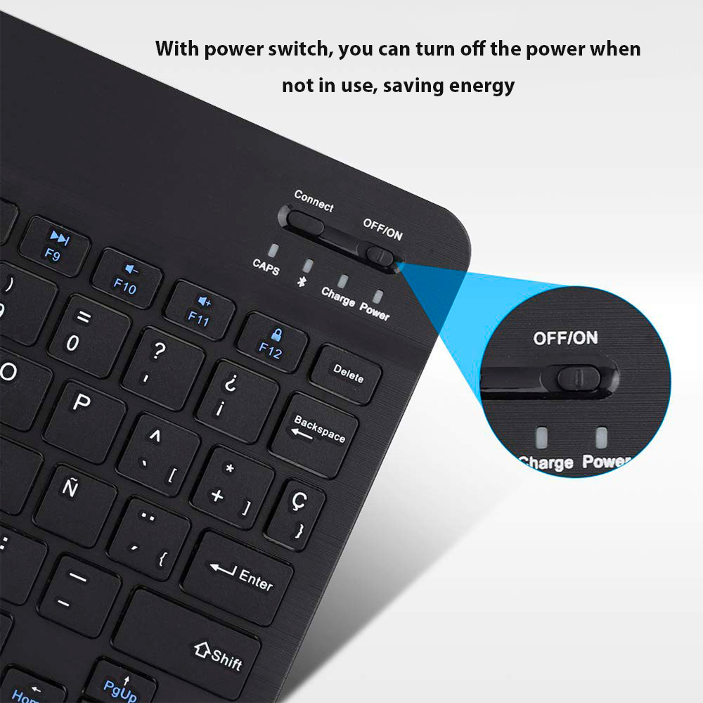 Bluetooth ワイヤレスキーボード Android I - Wireless Keyboard Mini のレビューと価格