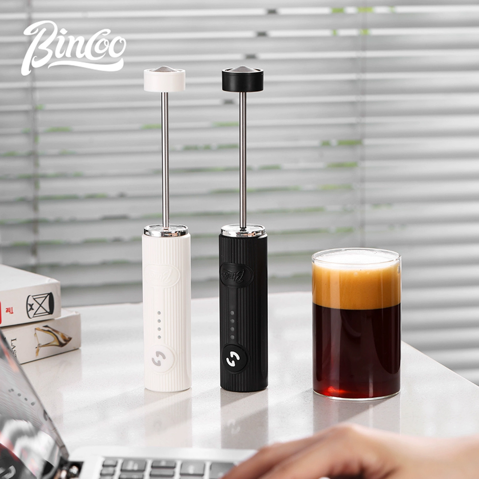 BINCOO 電気コーヒー泡立て器 USB 充電式 2 スピ - Electro Gadgets のレビューと価格